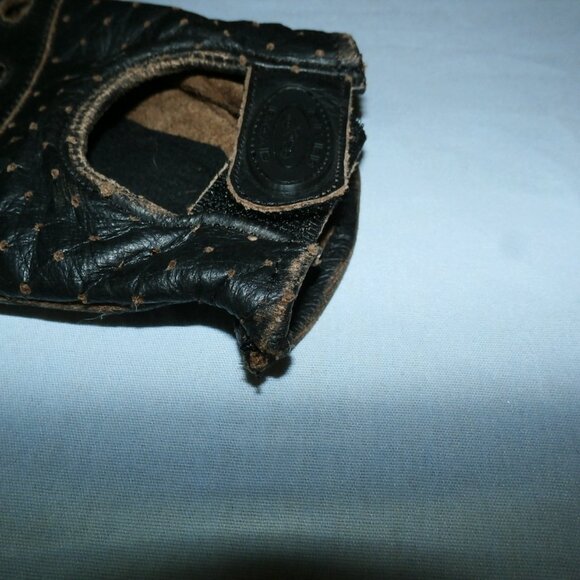 Vintage River Road Men's Leather   Outlaw Motorcycle Gloves Size Med  / NEW - Picture 14 of 16